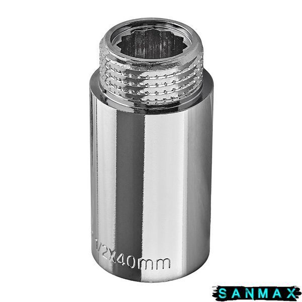 Подовжувач Europroduct EP.E040.Chr - 1/2"MF-40мм хром (EP6126) EP6126 фото