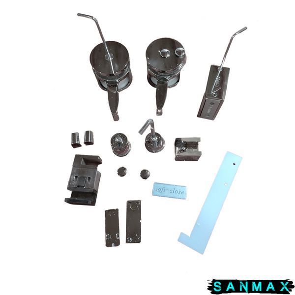 Двері в нішу Koer SR SD01-120x200-TR-07 прозоре скло Easy Clean 8мм, графіт (KR5378) KR5378 фото