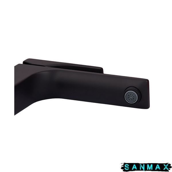 Змішувач для умивальника високий, чорний Koer KB-11010-05 (KR3483) KR3483 фото