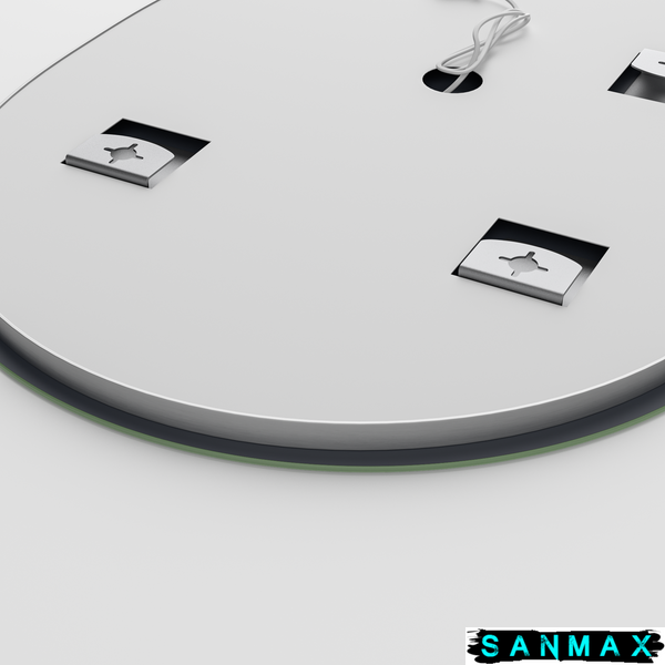Дзеркало Mixxus Premium Ellipse MV05-90x70-Reverse (Led Touch, Anti-fog, димер (3-6,5kK)) (MP6644) MP6644 фото