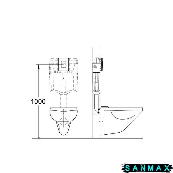 Інсталяційний комплект пневмо Grohe Set Унітаз Ellise-0305-T3 + Інсталяція UA388400WG + панель 38732000 (388400WGELLIPS0305T3) 388400WGELLIPS0305T3 фото