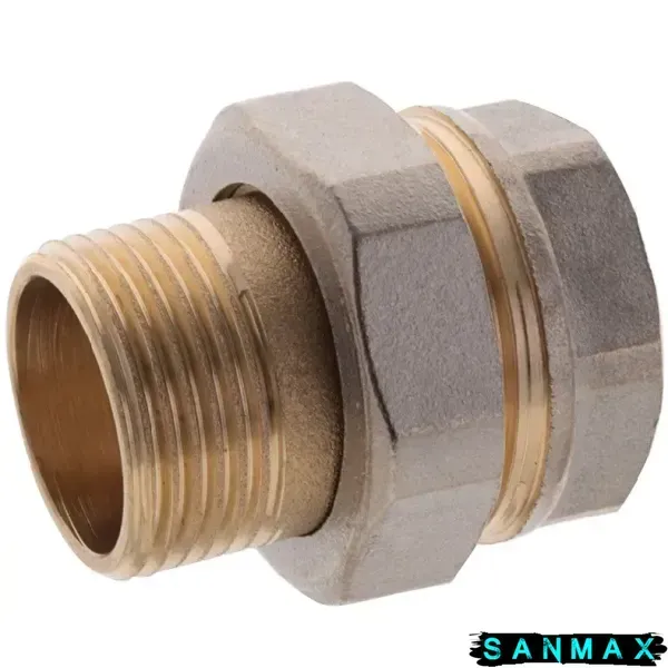 Згін американка 1 прямий Waterpro WP701-25-WN Латунь (WP3324) WP3324 фото