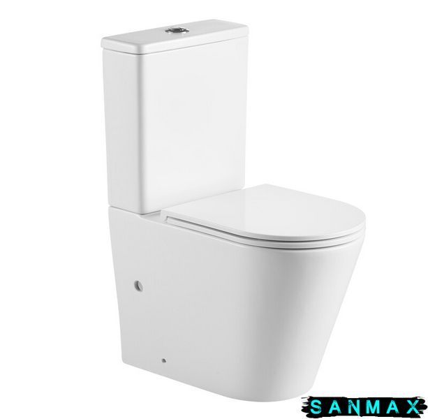 Чаша унітазу-компакту Mixxus Premium Bevel-0401-T1 Bowl 625х390х845 Tornado 1.0 без сидіння (MI8348) MI8348 фото