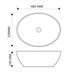 Раковина накладна Mixxus Premium Ellipse-0108 Marble 400х330х145mm (MP6526) MP6526 фото 3