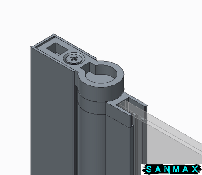 Шторки скляні на ванну розпашні Koer SR BS02-80x140-TR-07 прозоре скло 6мм, графіт (KR5941) KR5941 фото