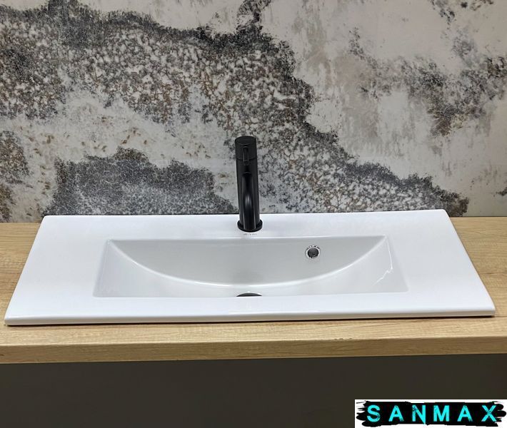 Умивальник врізний Vbi Teora 80 Білий VBI-018052 фото
