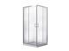 Кабіна квадратна Besco Modern 90x90x185 універсальна: скло прозоре, профіль хромований MK-90-185-C фото 2