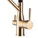 Змішувач для кухні Mixxus Premium Gravity 021 Brushed Gold Refl.Чорний (MI6981) MI6981 фото 3