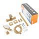 Змішувач для ванни Haiba Gaudi 006 Euro Brushed Gold (HB9598) HB9598 фото 6