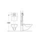 Інсталяційний комплект пневмо Grohe Set Унітаз Ellise-0305-T3 + Інсталяція UA388400WG + панель 38732000 (388400WGELLIPS0305T3) 388400WGELLIPS0305T3 фото 6