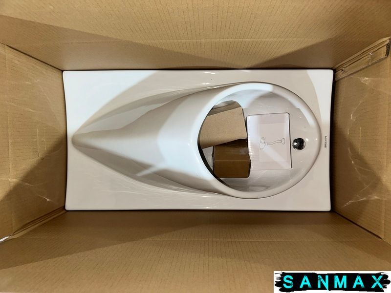 Пісуар підвісний Mixxus Premium Bevel-1005 380x420x750mm з краном для пісуара (MP6664) MP6664 фото