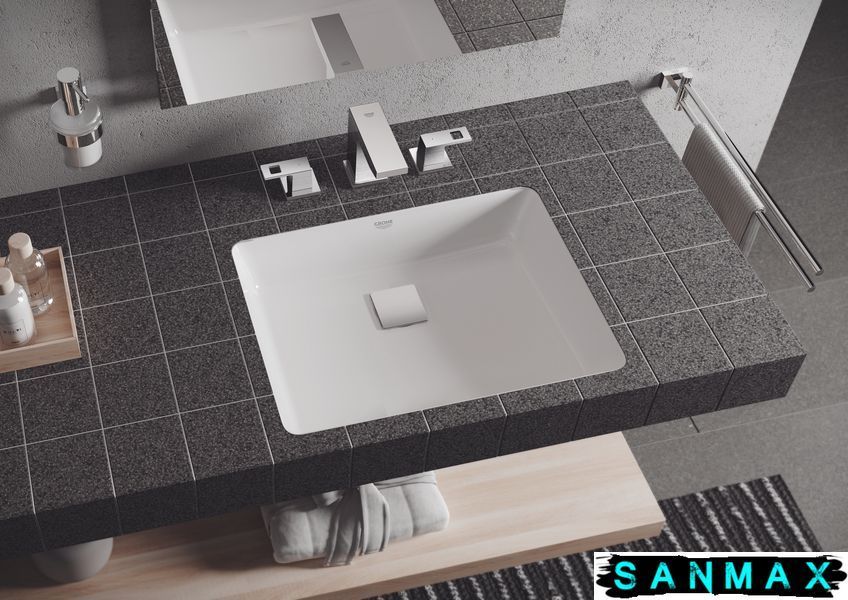 Раковина 50 вбудованого монтажу під стільницю Grohe Cube Ceramic 492х370 мм (3948000H) 3948000H фото