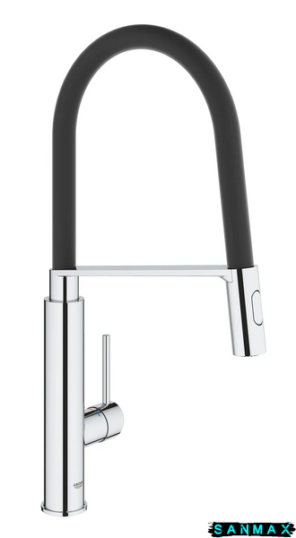 Змішувач для кухні з гнучким виливом Grohe Concetto new (31491000) 31491000 фото