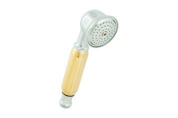 Лійка ручна для душу Emmevi Tiffany Ретро Біла Хром (CO2528) C02528 фото