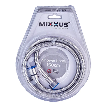 Шланг для душу Mixxus Shower hose-Sus-150cm з нерж. сталі Sus304 (MI6053) MI6053 фото