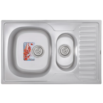 Мийка кухонна врізна Haiba 78x50 Armonia (Satin) (HB0650) HB0650 фото