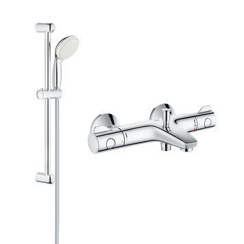 Змішувач для ванни Grohe Grohtherm 800 34567000 з душовим гарнітуром 27948001 (34567001) 34567001 фото