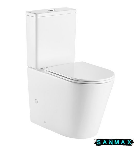 Чаша унітазу-компакту Mixxus Premium Bevel-0402-R Bowl 670х390х880 Rimless без сидіння (MI8354) MI8354 фото