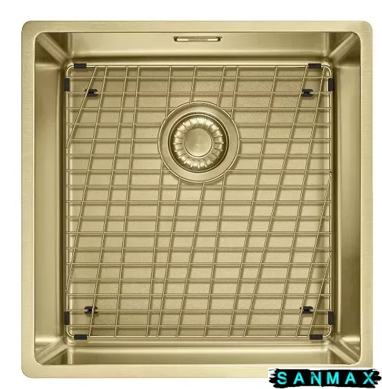 Кухонна інтегрована мийка Franke Mythos 45х44 BXM 210/110-40, F-Inox gold Золото (127.0662.648) 127.0662.648 фото