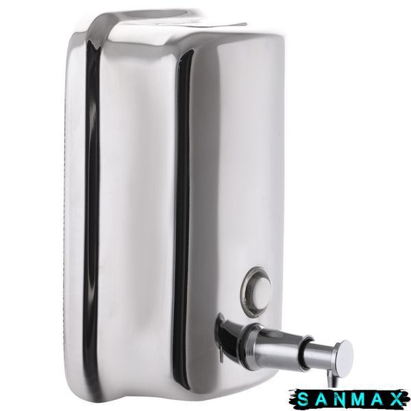Дозатор для миючого засобу Zerix LR402 настінний хром (ZX2715) ZX2715 фото