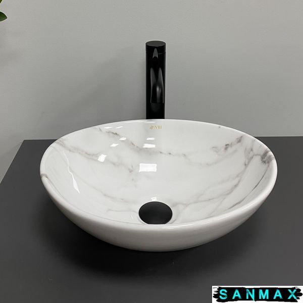 Умивальник накладний Vbi Parma Калакатта Глянець VBI-011024 фото
