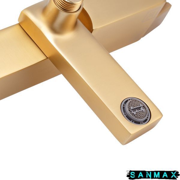 Душова система зі змішувачем Haiba Kant 009-J Brushed Gold Золото (HB9606) HB9606 фото