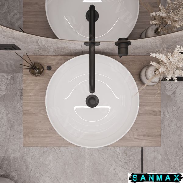 Умивальник (раковина) VBI BARI WHITE накладний VBI-011600 фото
