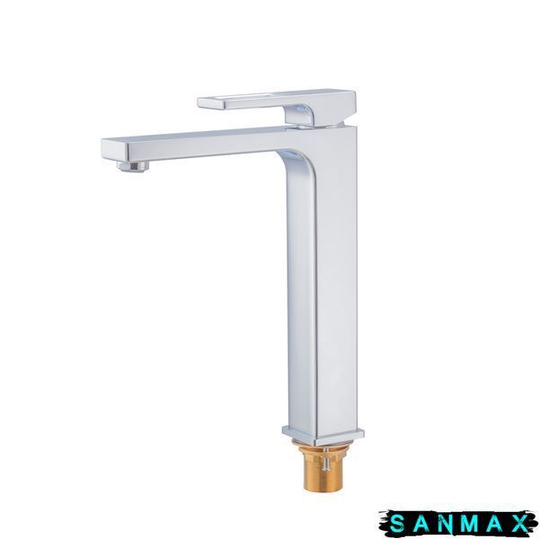 Змішувач для умивальника високий, хром Koer KB-11009-01 (KR3500) KR3500 фото