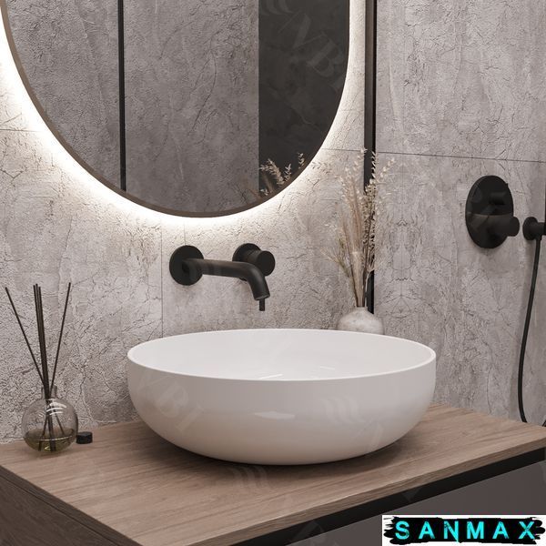 Умивальник (раковина) VBI BARI WHITE накладний VBI-011600 фото