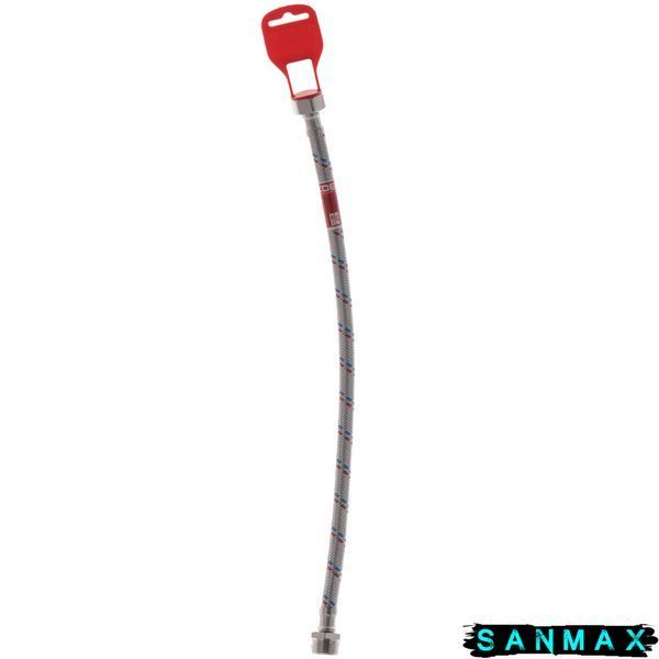 Шланг для води з нержавійки 1/2 ЗВ 40 см Koer (KR0263) KR0263 фото