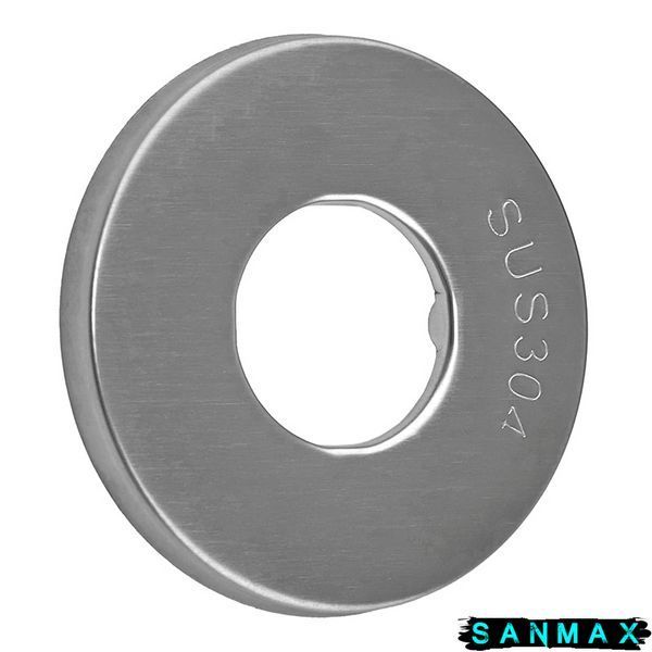 Чашка декоративна Zerix Rst-01 SS Color (кругла) з нерж. сталі Sus304 (колір нержавійка) (ZX5107) ZX5107 фото
