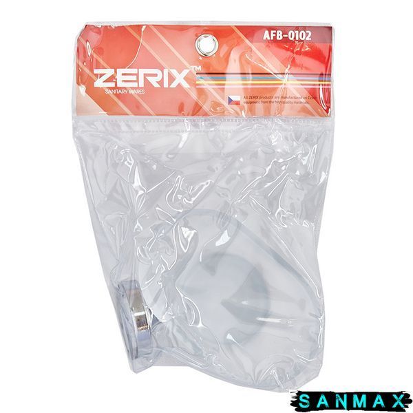 Мильниця настінна (скло) Zerix Afb-0102 (ZX5059) ZX5059 фото