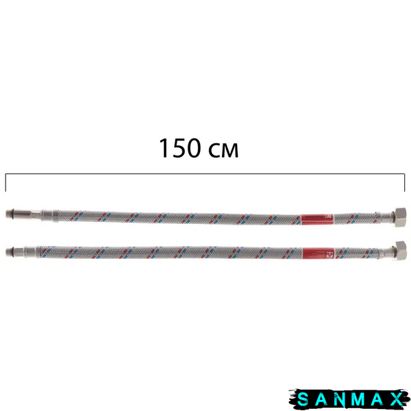 Комплект шлангів для змішувача з нержавійки M10 150 см Koer (KR0279) KR0279 фото