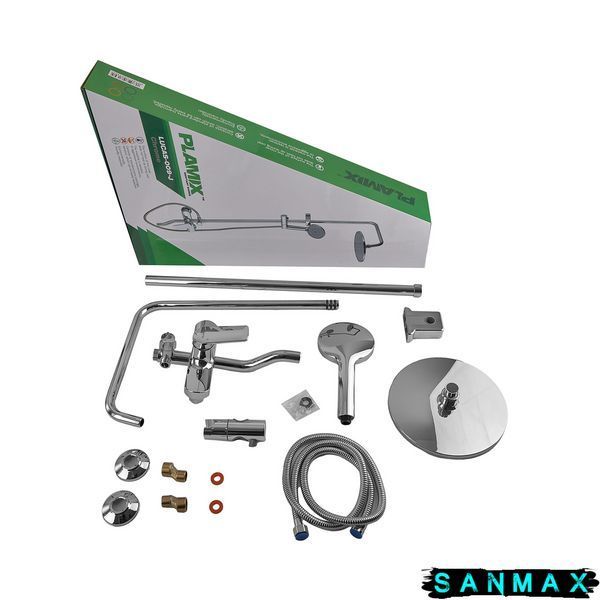 Душова система зі змішувачем Plamix Lucas-009-J Chrome (PM0713) PM0713 фото