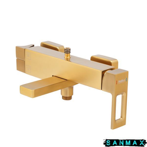 Душова система зі змішувачем Haiba Kant 009-J Brushed Gold Золото (HB9606) HB9606 фото