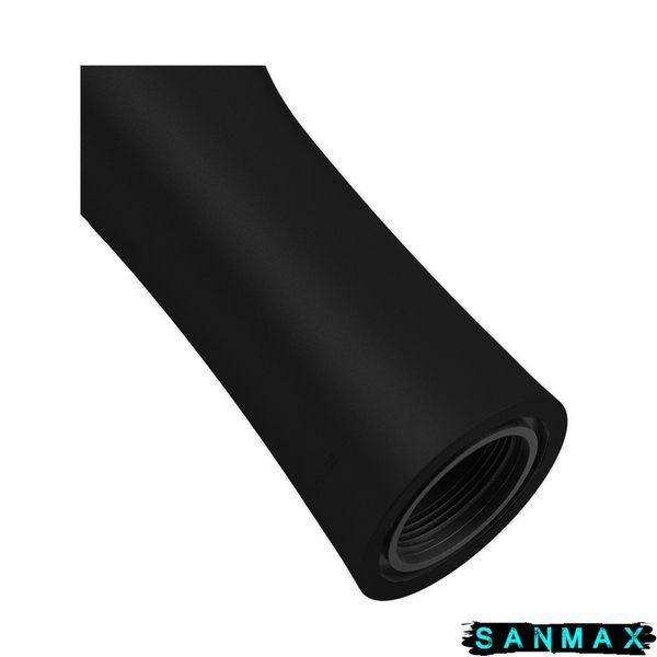 Змішувач для умивальника Plamix CEZAR-001 SET Matte Чорний PM0662 фото