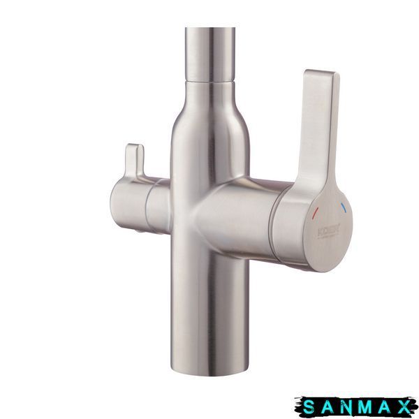 Змішувач для кухні на дві води Koer KI-72020-02 Нерж (KR4797) KR4797 фото