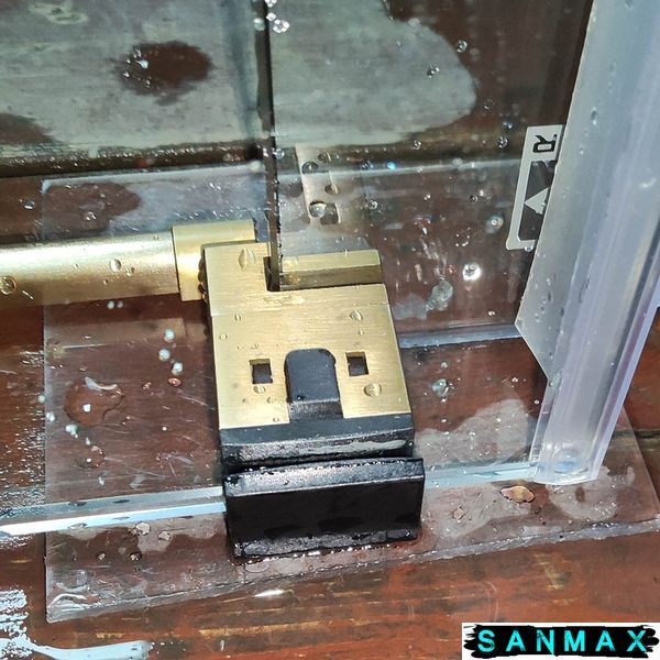 Двері в нішу Koer SR SD01-120x200-TR-12 прозоре скло Easy Clean 8мм, матове золото (KR5377) KR5377 фото