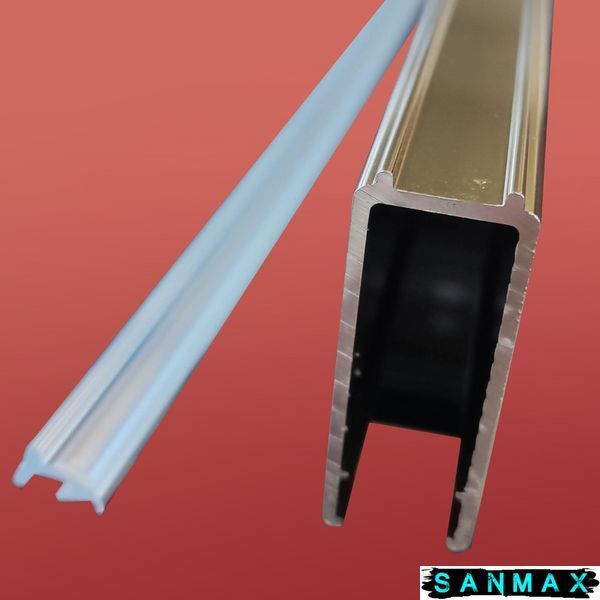 Двері в нішу Koer SR SD01-120x200-TR-12 прозоре скло Easy Clean 8мм, матове золото (KR5377) KR5377 фото