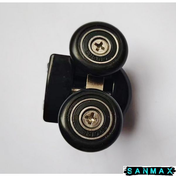 Ролики для душових кабін подвійні колеса Mixxus Premium ROLLERS SCP01-1 BLACK верхні (23mm для DIVERSE SC01,SC02,SD01) (MI7163) MI7163 фото