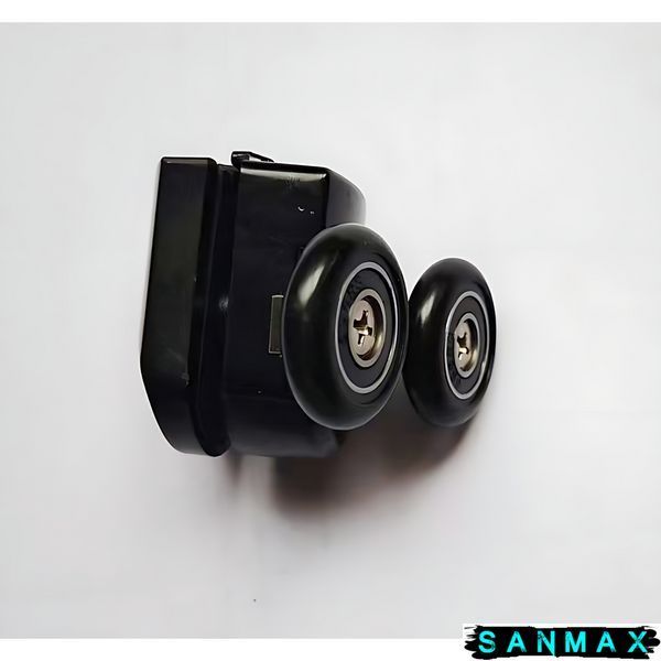 Ролики для душових кабін подвійні колеса Mixxus Premium ROLLERS SCP01-1 BLACK верхні (23mm для DIVERSE SC01,SC02,SD01) (MI7163) MI7163 фото