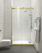Двері в нішу Koer SR SD01-120x200-TR-12 прозоре скло Easy Clean 8мм, матове золото (KR5377) KR5377 фото 1