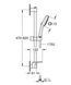 Набір для душу Grohe Tempesta Cube 110, 3 режими, з поличкою (27576003) 27576003 фото 6