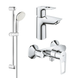 Комплект змішувачів для ванної кімнати Grohe BauLoop New (UA123220S0) UA123220S0 фото 2