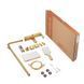 Душова система зі змішувачем Haiba Kant 009-J Brushed Gold Золото (HB9606) HB9606 фото 2