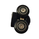 Ролики для душових кабін подвійні колеса Mixxus Premium ROLLERS SCP01-1 BLACK верхні (23mm для DIVERSE SC01,SC02,SD01) (MI7163) MI7163 фото 1