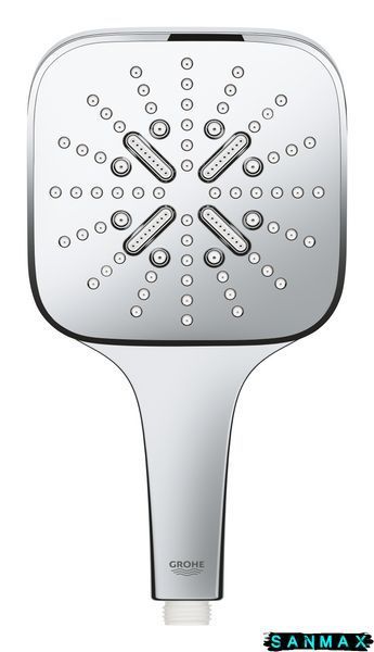 Лійка ручна для душу 3 режими струменя Grohe Rainshower 130 Cube (26582000) 26582000 фото