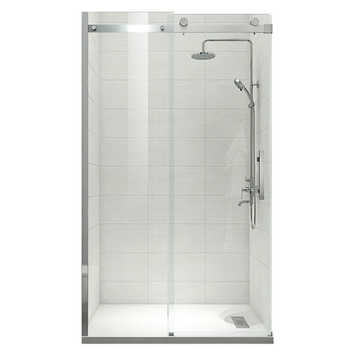 Двері в нішу Koer SR SD01-140x200-TR-01 прозоре скло Easy Clean 8мм, хром (KR5380) KR5380 фото
