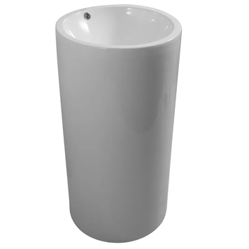 Умивальник моноблок Mixxus Premium Ellepse-1101 460х460х855mm з отвором під змішувач та переливом (MP6573) MP6573 фото