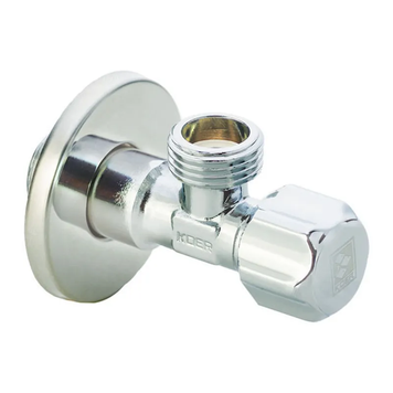Кран приладовий Koer 1/2x1/2-KR.510 Буксовий Хром (KR0146) KR0146 фото